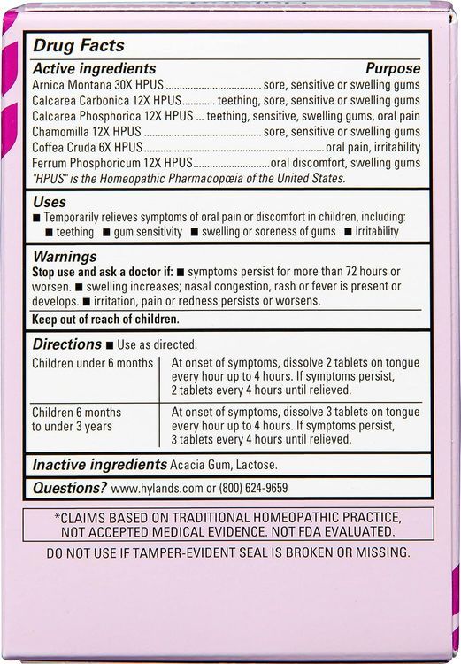 No. 5 - Hyland's Naturals Baby Daytime Soothing Tablets - 2