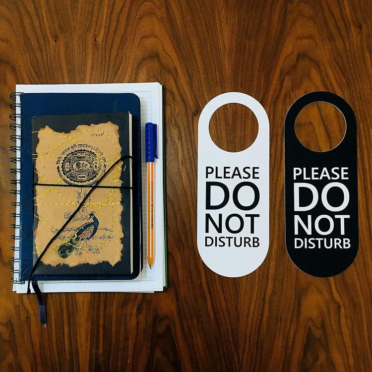 No. 9 - Do Not Disturb Door Hanger Sign 2 Pack - 4