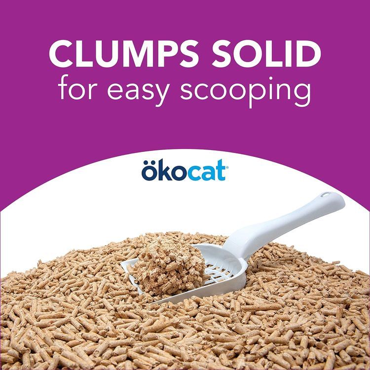 No. 10 - ökocat Less Mess Natural Wood Clumping Cat Litter Mini-Pellets - 4