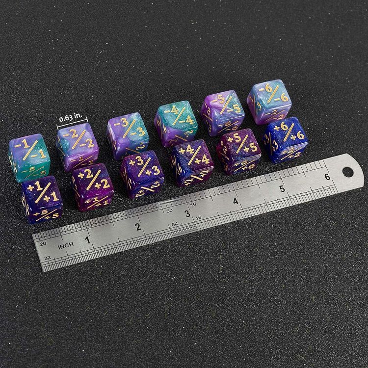 No. 6 - LAMJAM D6 Dice Counters - 3