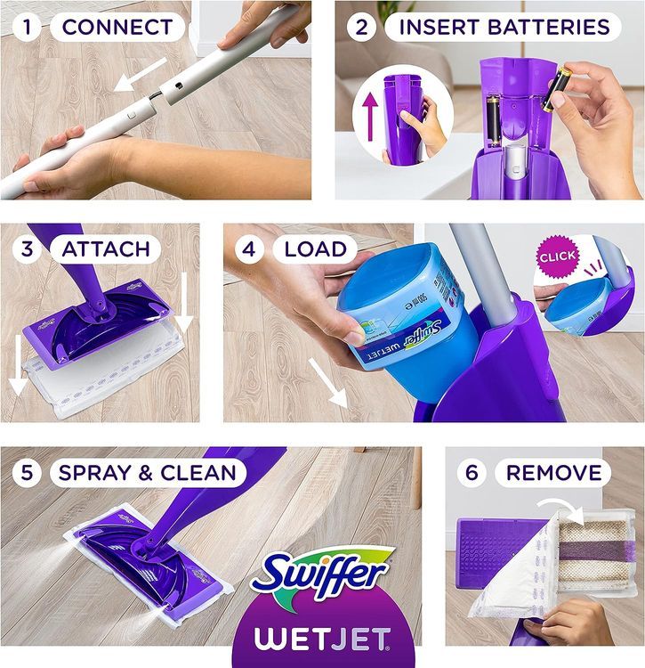 No. 2 - Swiffer WetJet Floor Spray Mop - 4