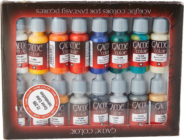 No. 9 - Acylicos Vallejo Acrylic 16 Colors - 1