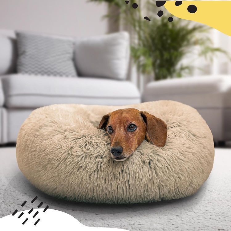 No. 2 - Best Friends by Sheri The Original Calming Donut Cat and Dog Bed - 4