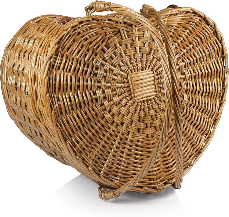 No. 10 - Picnic Time Heart Picnic Basket - 5