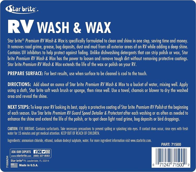 No. 6 - STAR BRITE RV Wash & Wax - 2