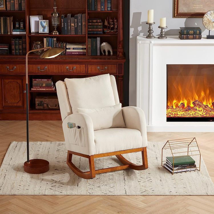 No. 10 - Iroomy Modern Accent Rocking Chair - 3