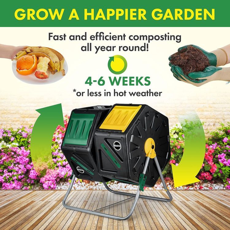 No. 8 - Miracle-Gro Dual Chamber Compost Tumbler - 5