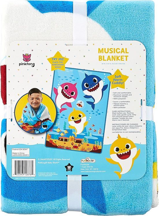 No. 5 - Baby Shark Musical Blanket - 5