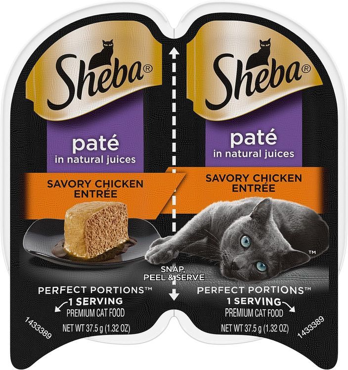 No. 2 - Sheba Perfect Portions Paté Adult Wet Cat Food Trays - 1