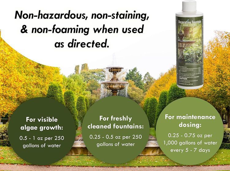 No. 5 - Fountain Algae Control Solution - 3