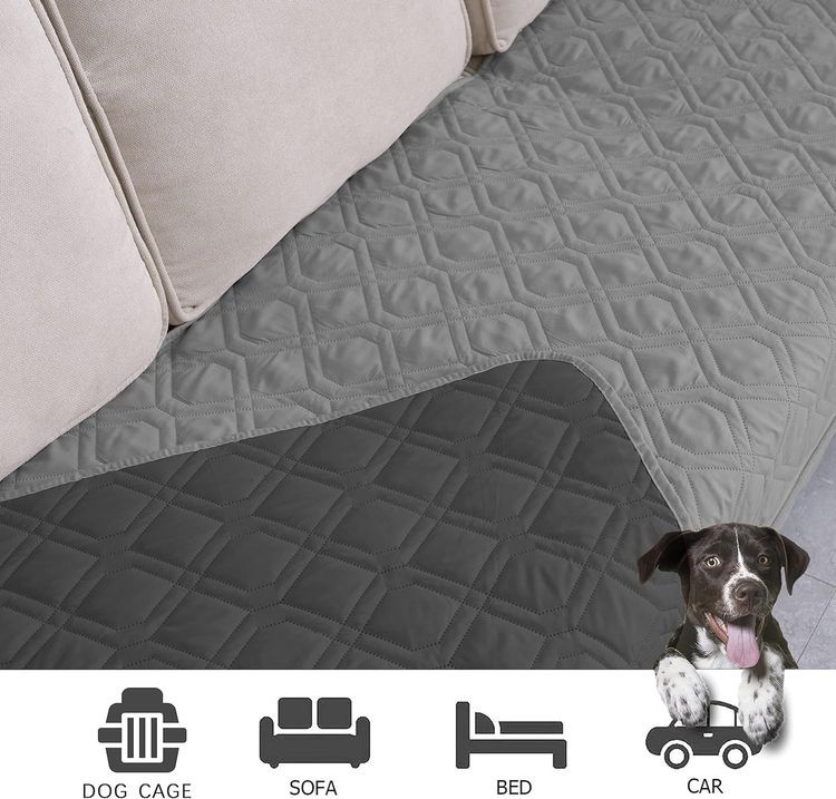 No. 1 - Ameritex Waterproof Dog Bed Cover Pet Blanket for Furniture Bed Couch Sofa Reversible - 3