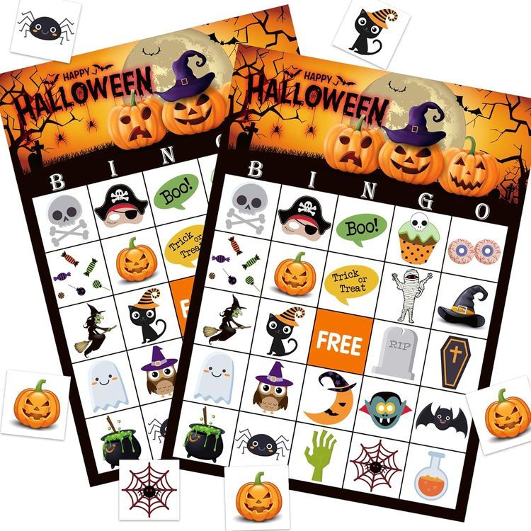 No. 3 - Halloween Bingo Card Set - 1