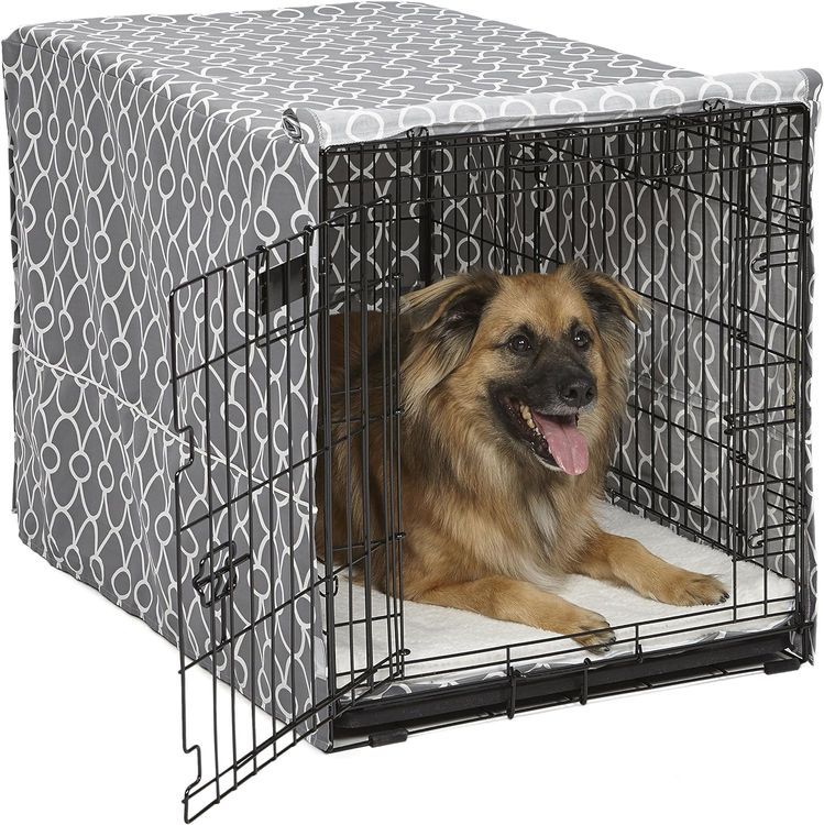 No. 3 - MidWest Homes for Pets Privacy Dog Crate Cover - 1