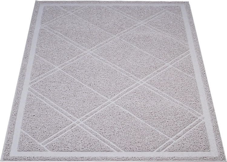 No. 7 - Amazon Basics Less-Mess Cat Litter Box Mat - 1