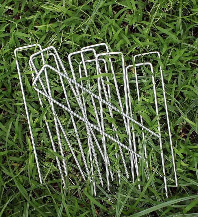 No. 7 - 6 Inches Heavy Duty Galvanized Steel Garden Stakes - 5