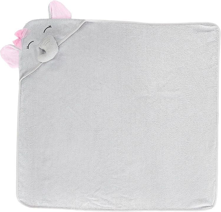 No. 7 - Hudson Baby Unisex Baby Cotton Animal Face Hooded Towel - 2