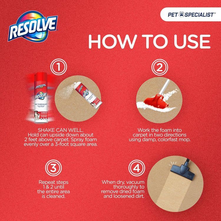 No. 8 - Resolve Pet Specialist Heavy Traffic Foam Carpet Cleaner - 5